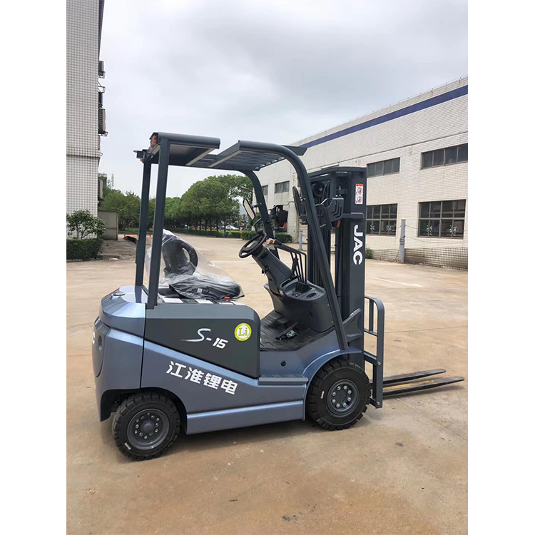 Hoist Forklift Machinery JAC Brand Cpd15 1.5t Portable Battery Forklift