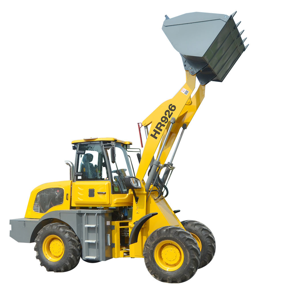 Hr926 2.6ton Mini Small Wheel Loader Mini Front End Loader with Spare Parts Cheap Price