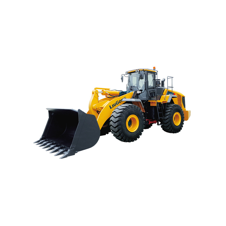 Liugong 7ton Front End Wheel Loader with Rock Bucket 877h