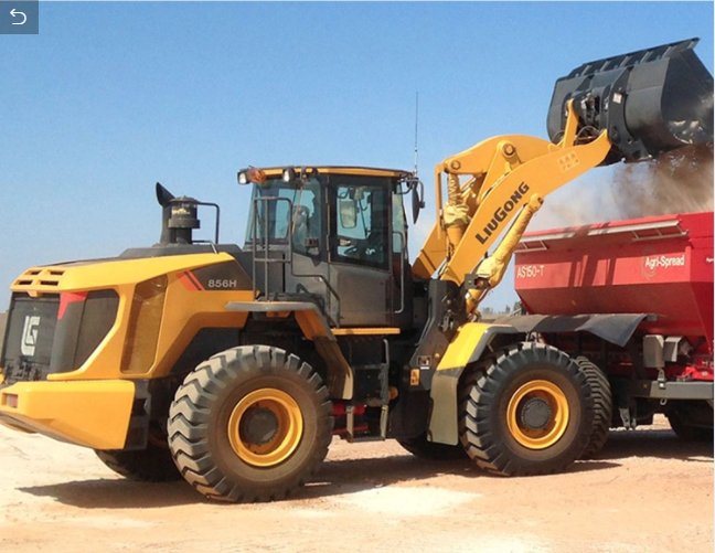 Liugong Brand Wheel Loader 5 Ton Clg856h Front End Loader with Cumins Engine