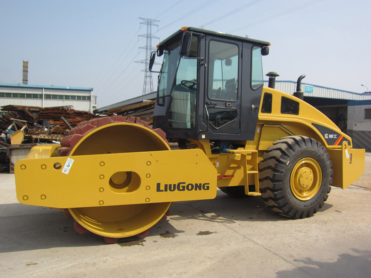 
                Compacteur à rouleaux vibrant à tambour unique Liugong 14 tonnes Clg6114
            