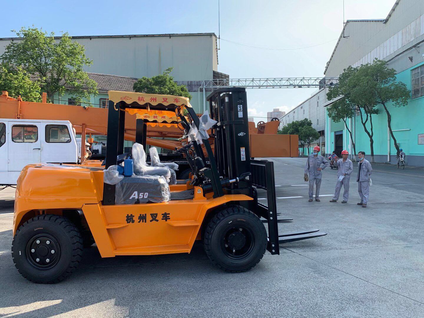 Chine 
                Machines logistique Hangcha 5tonne de chariots élévateurs diesel
             fournisseur