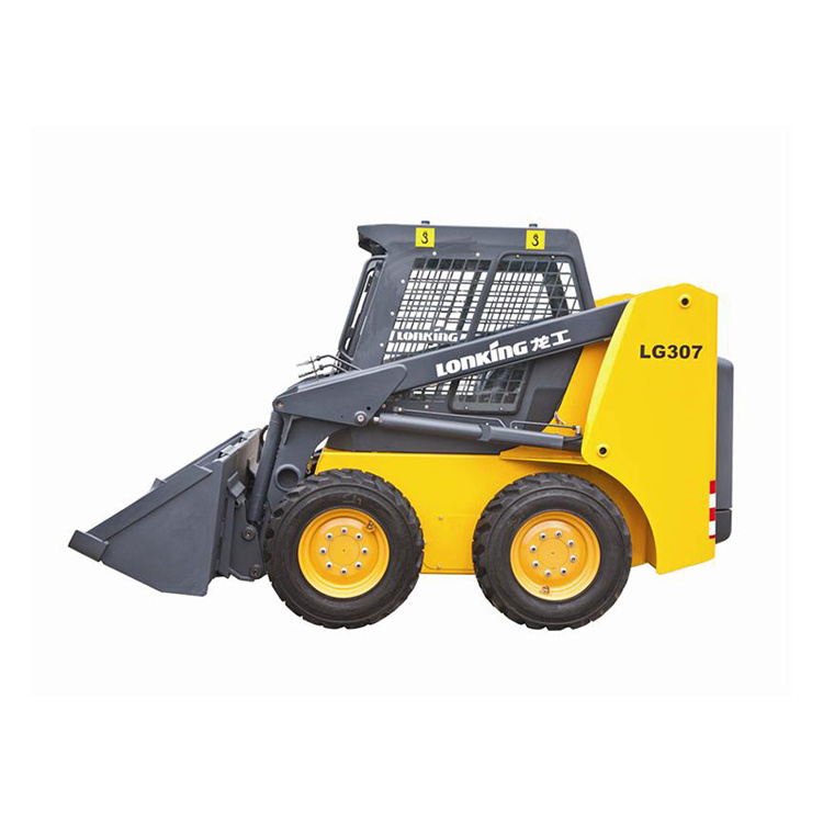 Lonking 0.43 Cbm 0.7 Ton Skid Steer Loader with Attachments (CDM307)