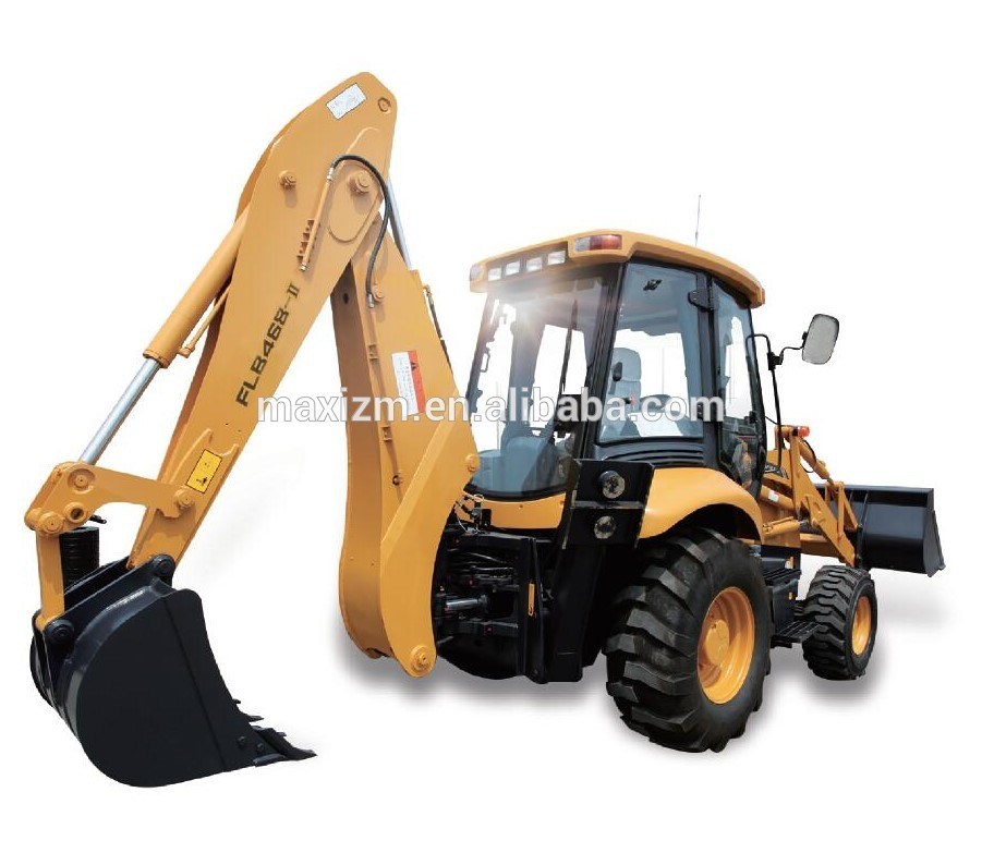 Lovol Chinese Factory Design Cheap Mini Tractor Backhoe Loader for Sale Flb468-II
