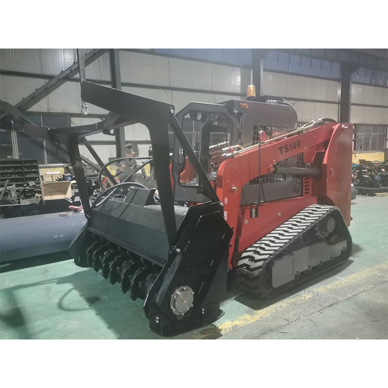 New Skid Steer Crawler Loader with Forest Mulcher Ts100