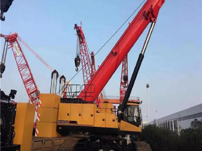 
                New machine Lifting Machine 50ton Crawler Crane Scc500A for Sale
            