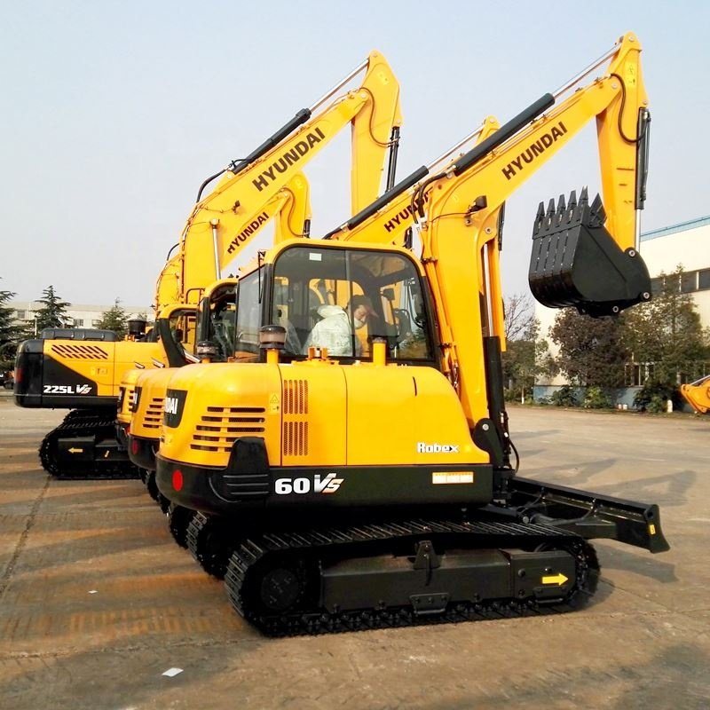 China 
                R60vs 0.23m3 Bucket 6ton Hyundai Small Excavator Price
             supplier