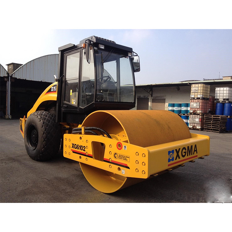 Road Construction Machinery Xgma 10ton Vibrating Road Roller Xg6102