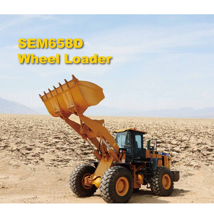 Sem Brand 5 Ton Front Wheel Loader with Quick Hitch Sem658d