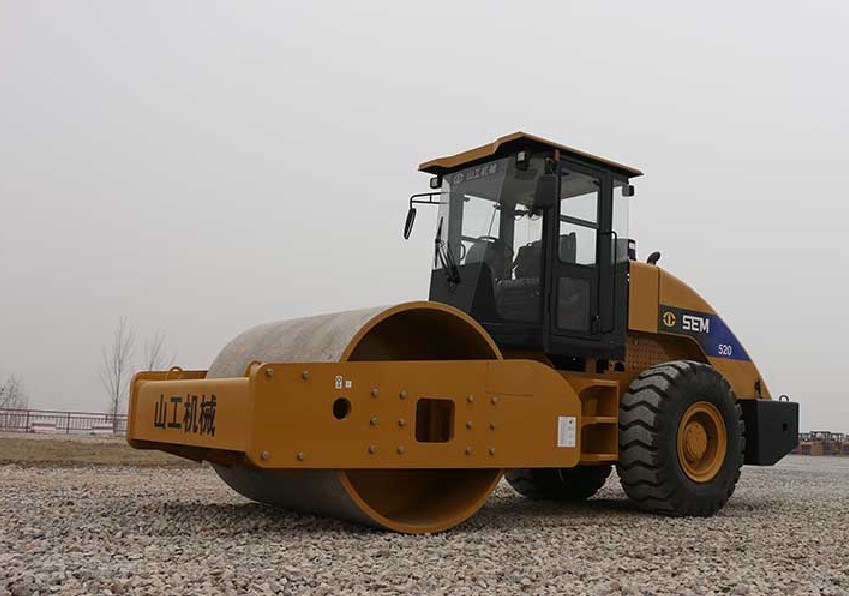 Sem520 20ton Single Drum Road Roller Soil Compactor with Factory Price