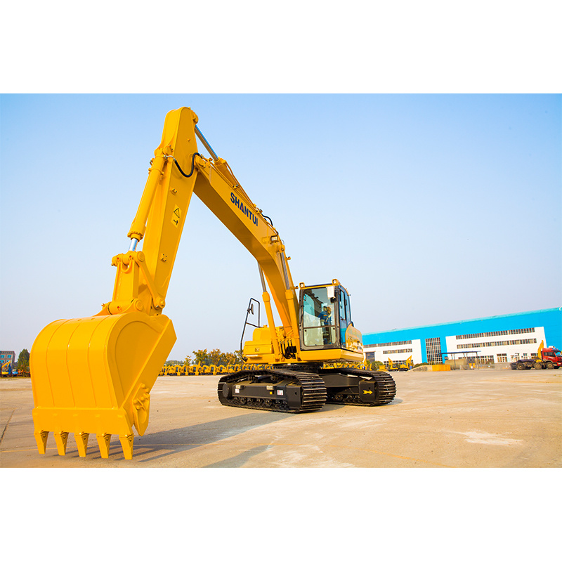 China 
                La nueva excavadora de cadenas Shantui 21t SE215W con un martillo de promoción de canalización
             proveedor