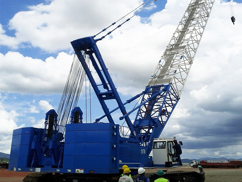 Spider Crawler Crane for 85ton Scc850A-5 Mini Electric Price