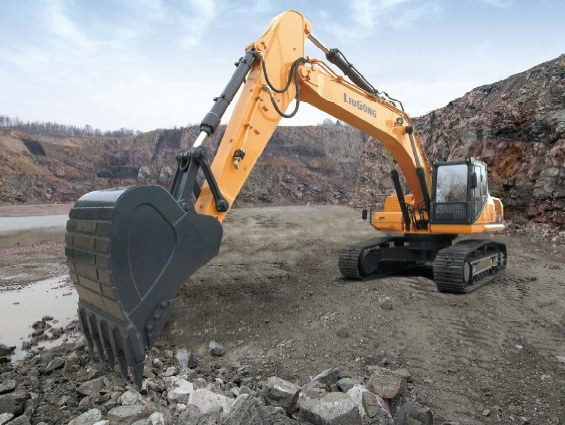 Wonderful Machine Liugong 13.8 Ton Crawler Excavator
