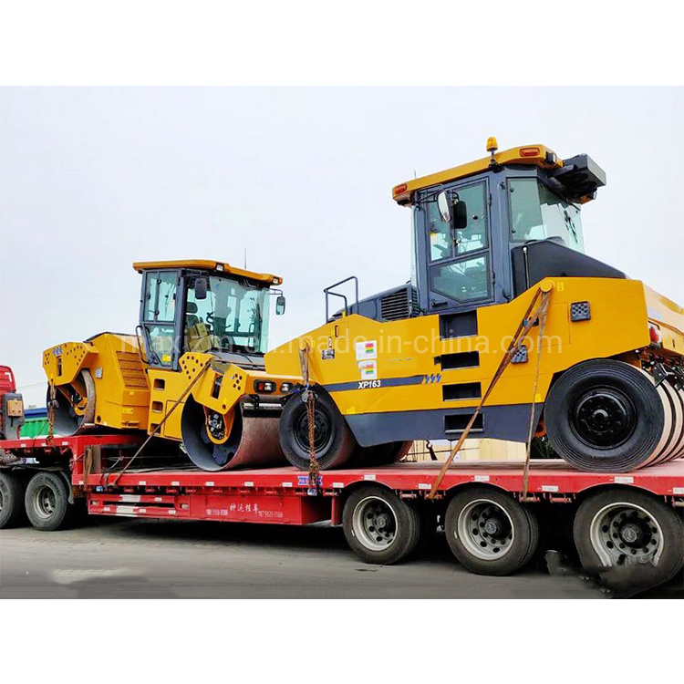 China 
                XP163 Small Asphalt Tire Compactor 16ton Pneumatic Road Roller
             on sale