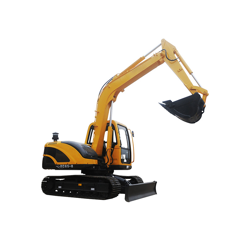 Yuchai 8 Ton Hydraulic Crawler Excavator Medium Size Digger