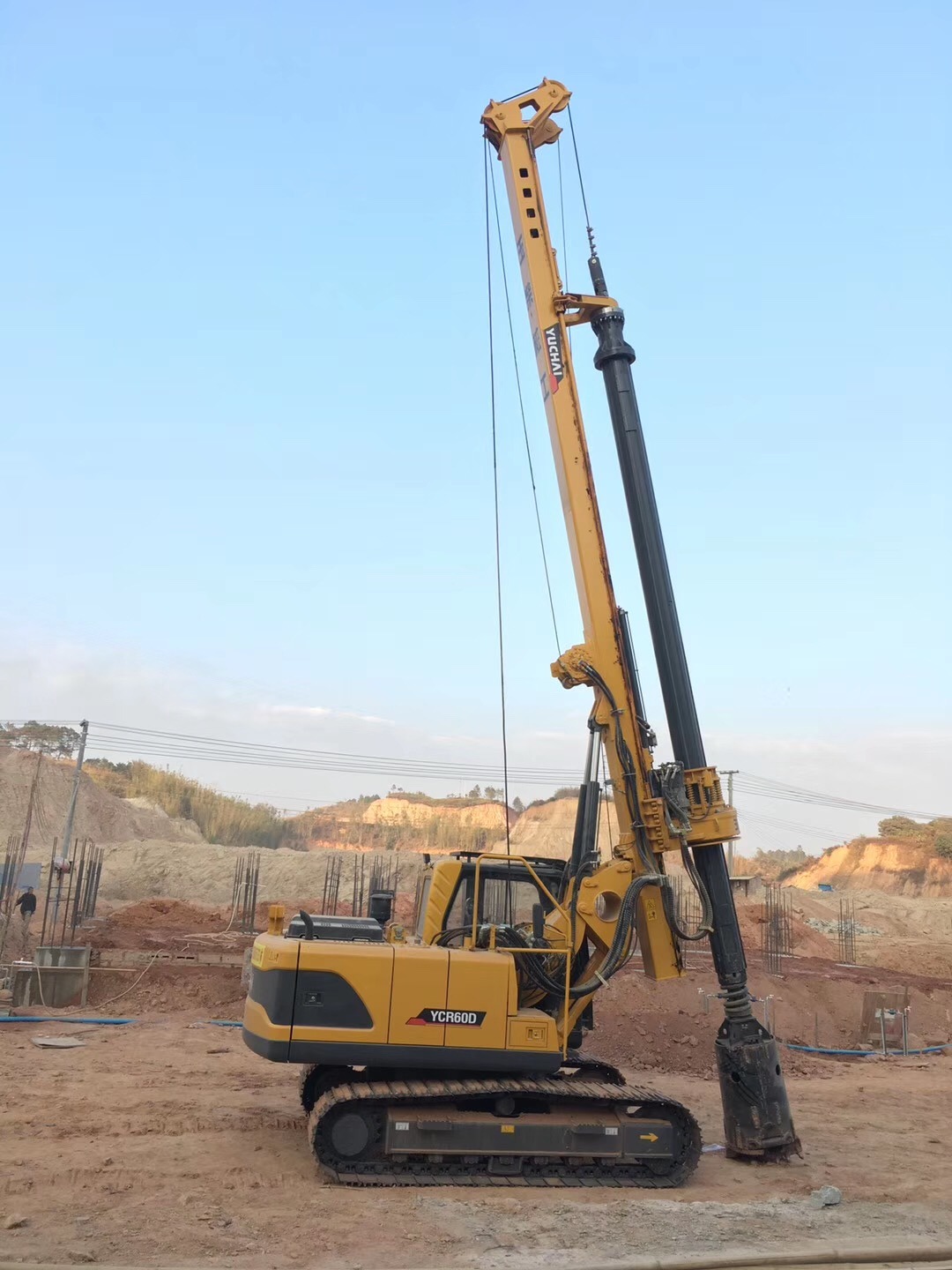 Yuchai Hydraulic Rotary Mine Drilling Rig Ycr60d