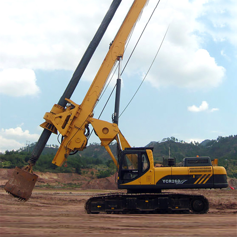 Yuchai Ycr260 Rotary Drilling Rig with 80m Drilling Depth