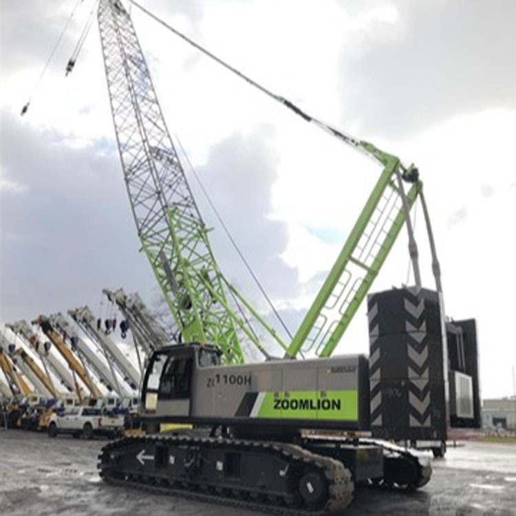 Zoomlion Lifting Machine Zcc1100h 100ton Crawler Crane