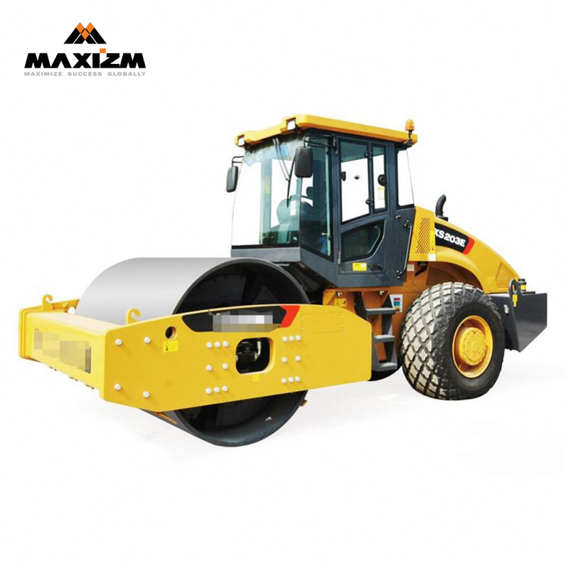 in Russia Xs143j Road Construction Machinery Official 15 Ton Vibratory Road Roller