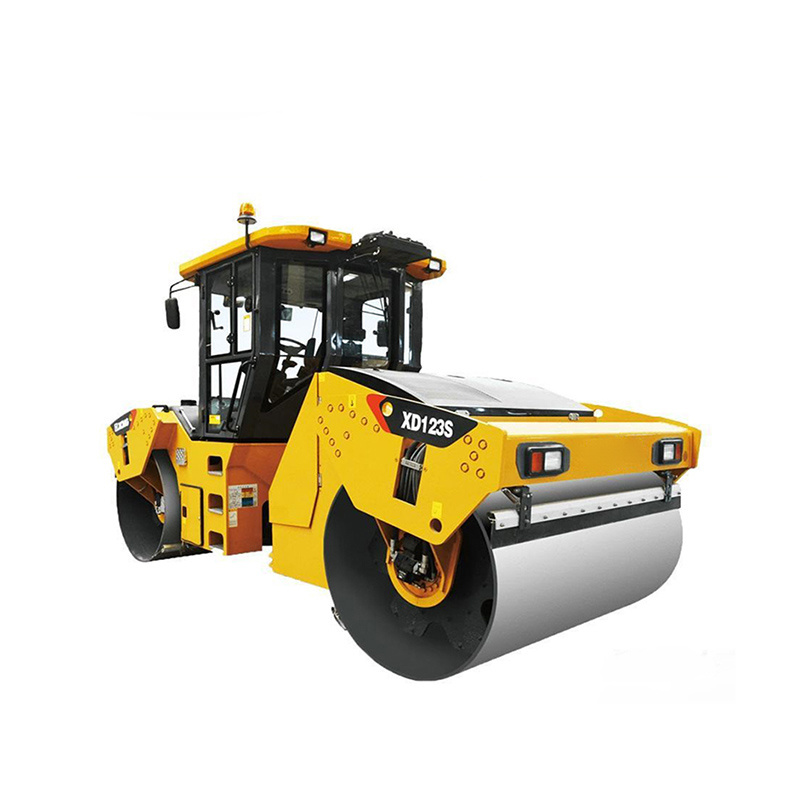 12 Tons Vibratory Compactor Double Drum Road Roller Xd123