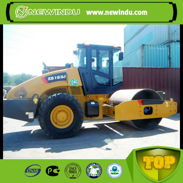 
                16 Ton solo compactador vibratorio de tambor XS163j Road Roller
            