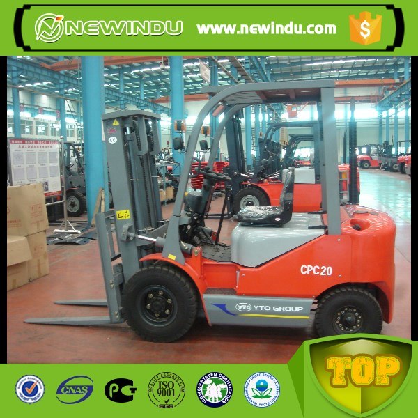 2 Ton Electric Forklift Truck Yto Cpd20 Forklift for Sale