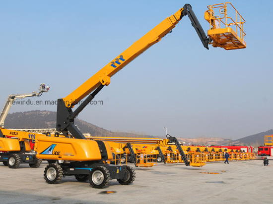 22m New Telescopic Boom Hydraulic Mobile Aerial Work Platform Xgs22