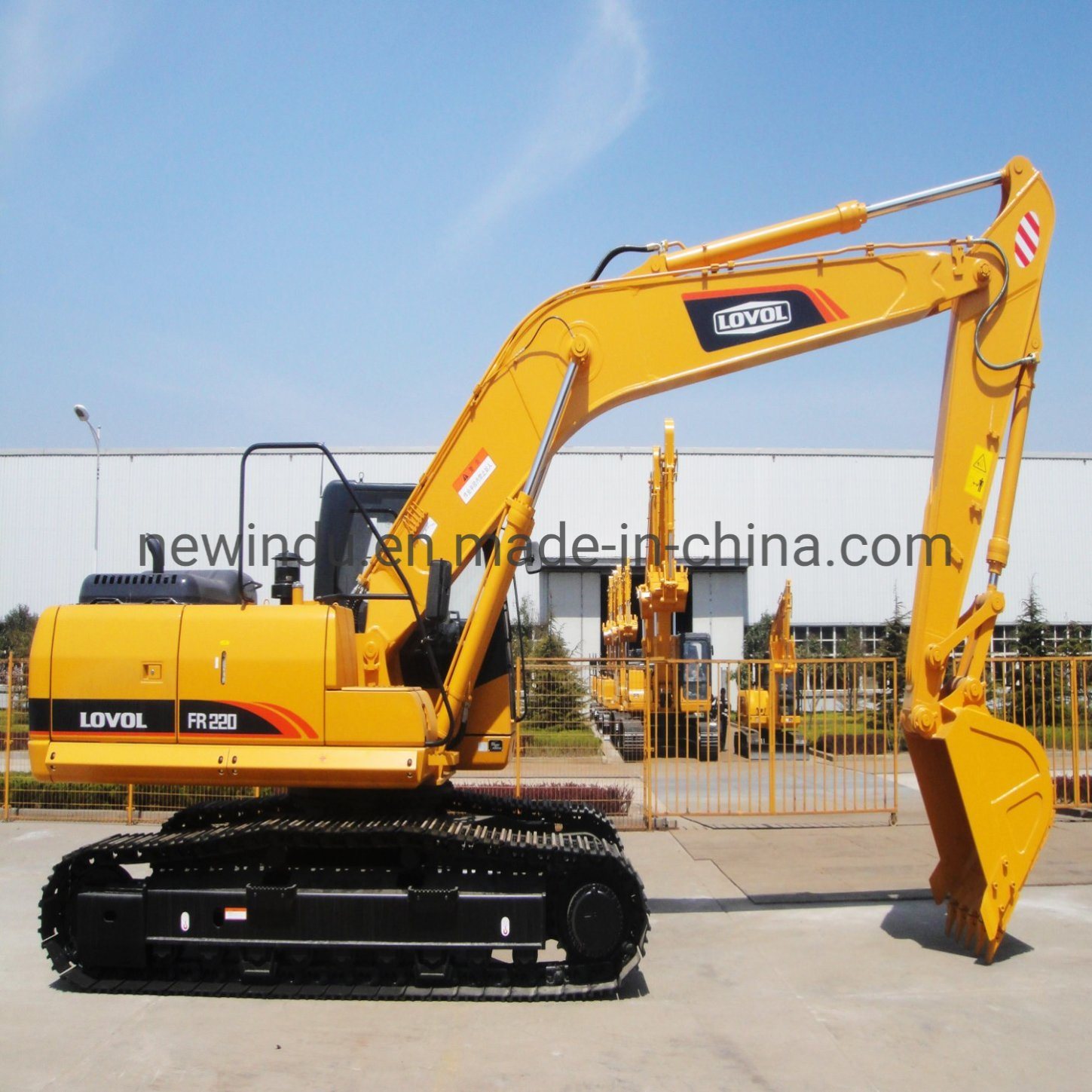 22tons Mobile China Lovol Excavator with Hammer
