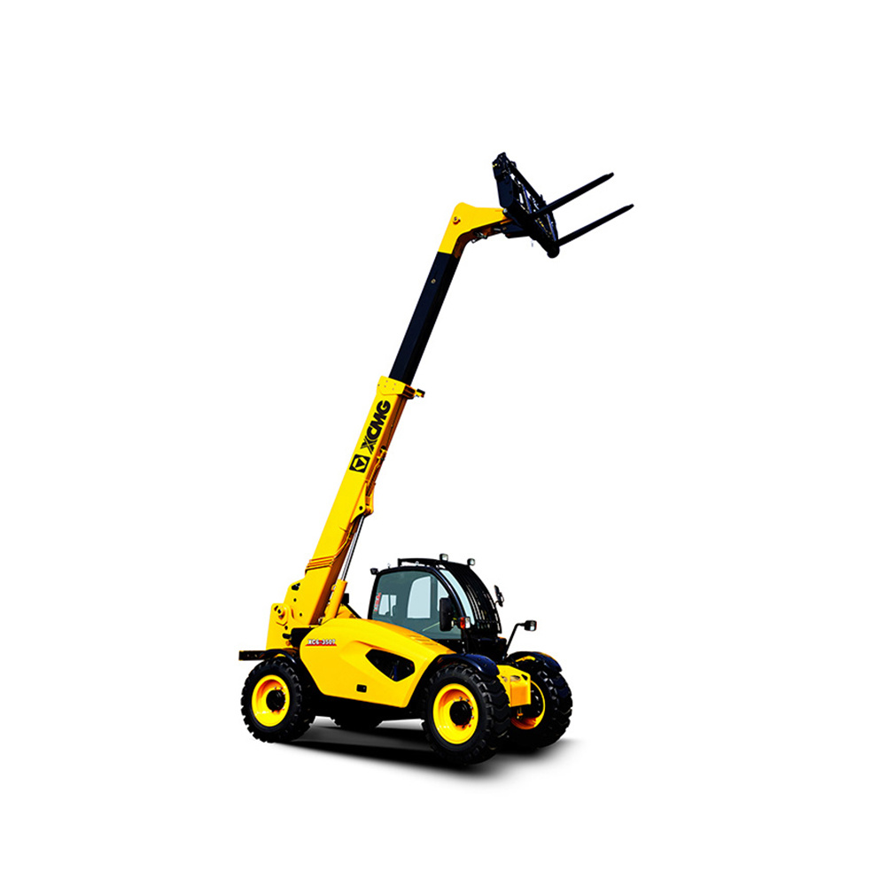 3.5 Ton Mini Telescopic Handler Small Wheel Forklift Loader Xc6-3507