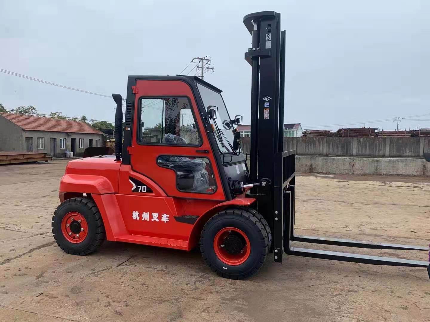 3 Ton Diesel Electric Forklift with 2 Stage 3 Meter Mast and Side Lifter Cpcd30