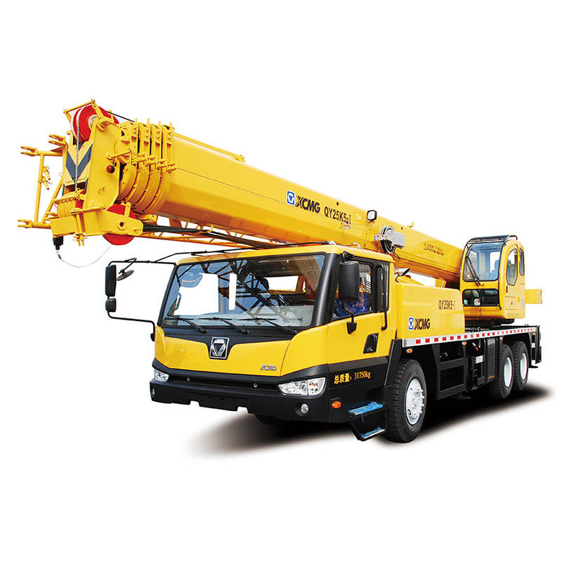 5 Boom Section Hoisting 25 Ton Truck Mobile Crane Stc250h