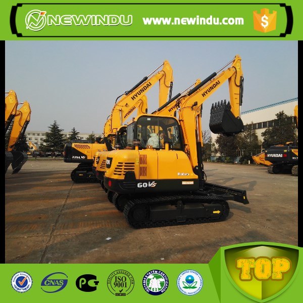 6ton Hyundai Crawler Mini Small Excavator for Sale