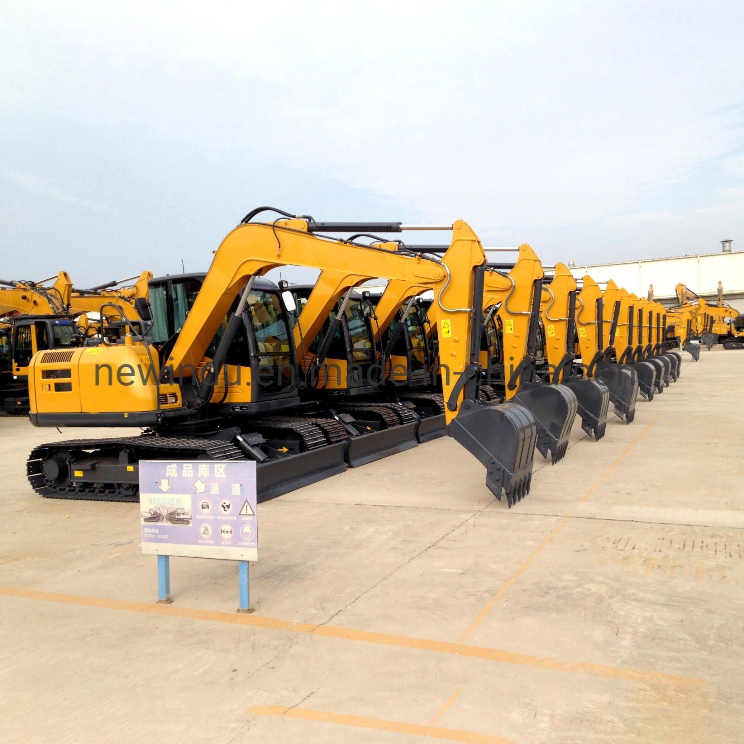 7.5tons Small Telescopic Boom Crawler Excavator Xe75da