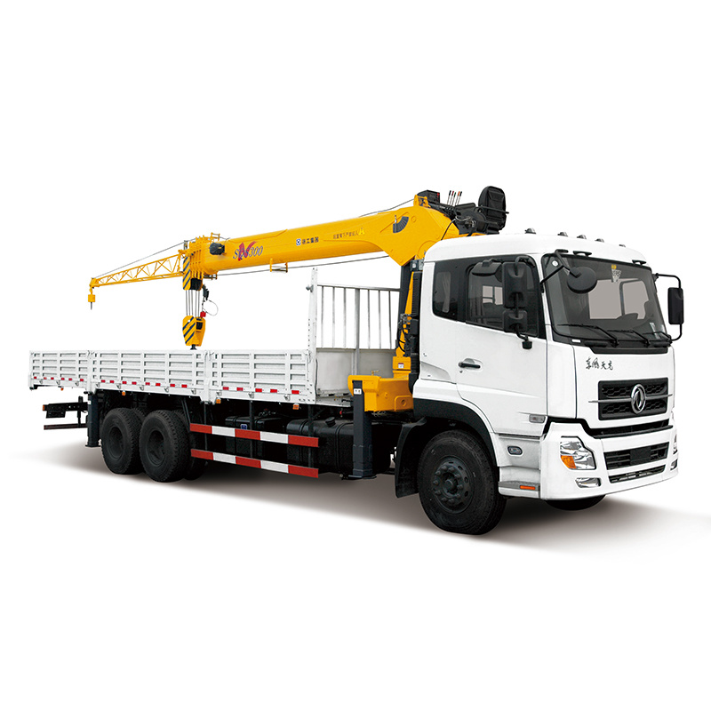 8 Tons Dongfeng Truck Mounted Crane, 4 Telescopic Arms Crane Indonesia