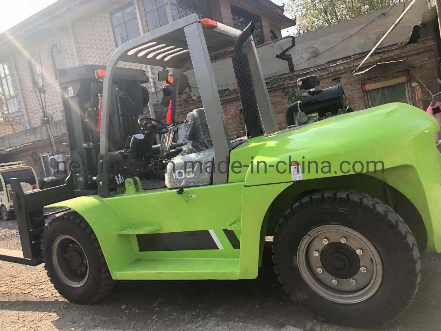 8 Tons Zoomlion Logistic Small Diesel Forklift with Side Shift
