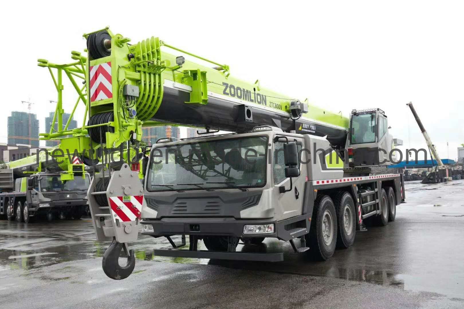 80 Tons Telescopic Boom Zoomlion Mobile Truck Crane
