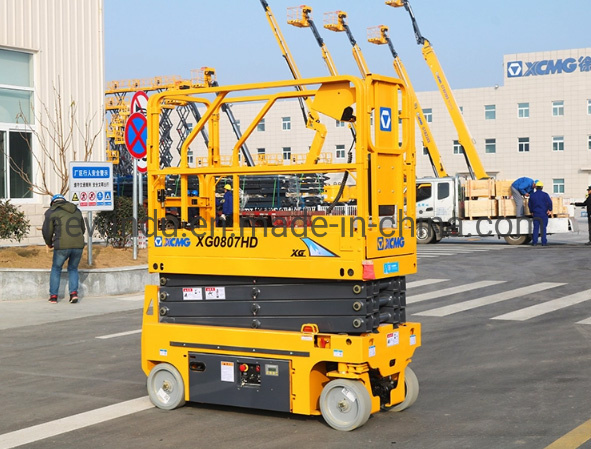 China 
                8m Mobile Elevadores eléctricos de elevador de tesoura a Plataforma de Trabalho Xg0807hdw
             fornecedor