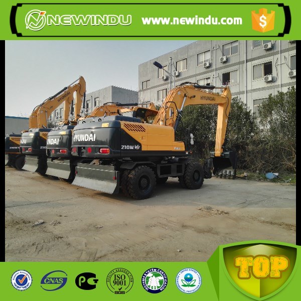 Brand New 21 Tons Hyundai R210W Wheel Excavator Sale in Ecuador