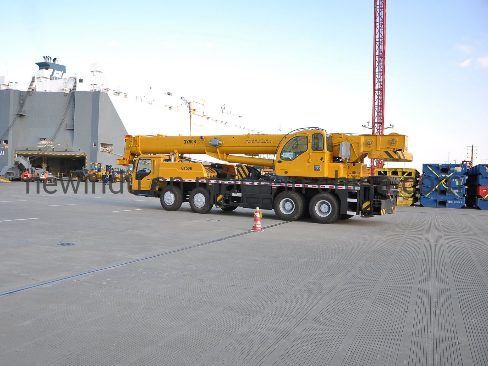 Brand New Qy50ka Shangchai Engine 50tons Mobile Truck Crane