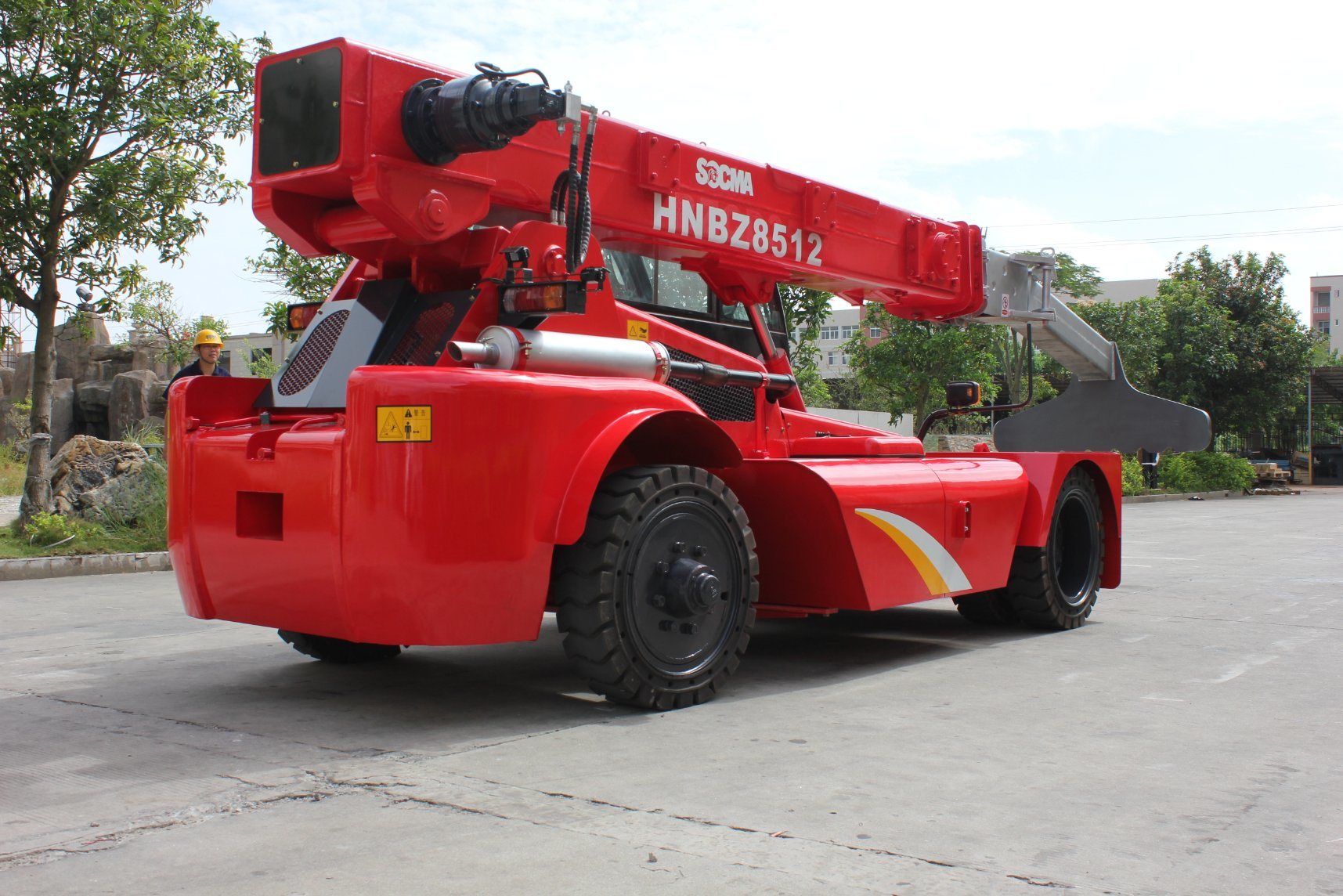 China 
                신형 Socma Hnbz8512 고품질 텔레스코픽 지게차
             supplier