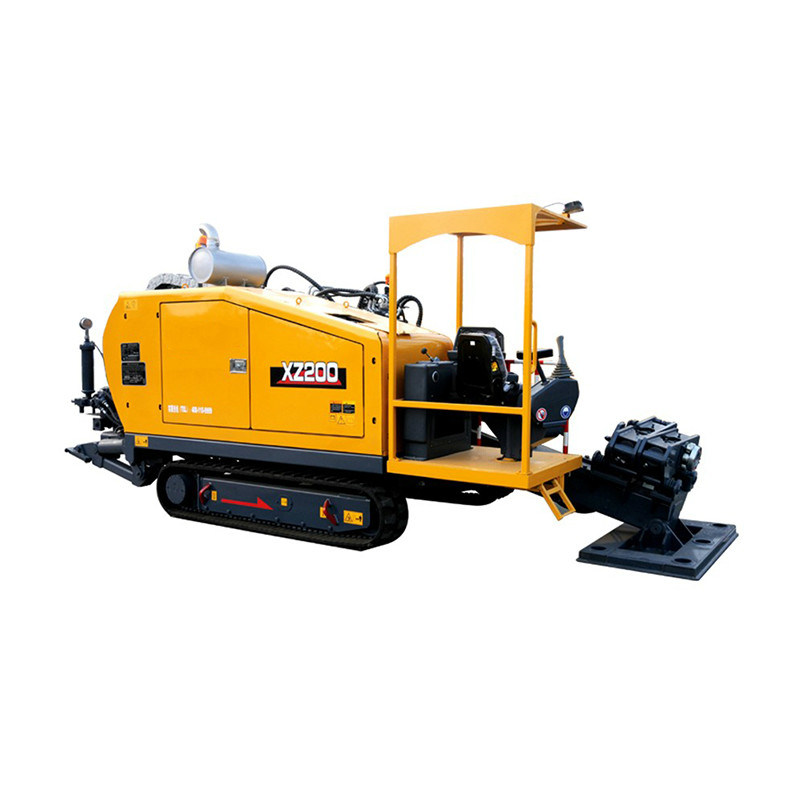 Brand New Xuzhou Factory Horizontal Directional Drilling Rig Xz200 with Cummins 112kw Engine and 200kn Max Thrusting