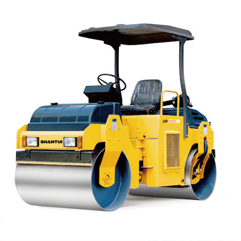 Cheap Shantui Sr03D 3ton Mini Hydraulic Double Drum Road Roller