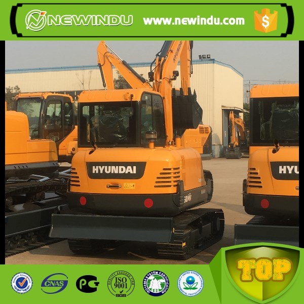 China Construction Machinery Hyundai 6 Ton Excavator Mini Small Excavator with Attachments Parts 60vs