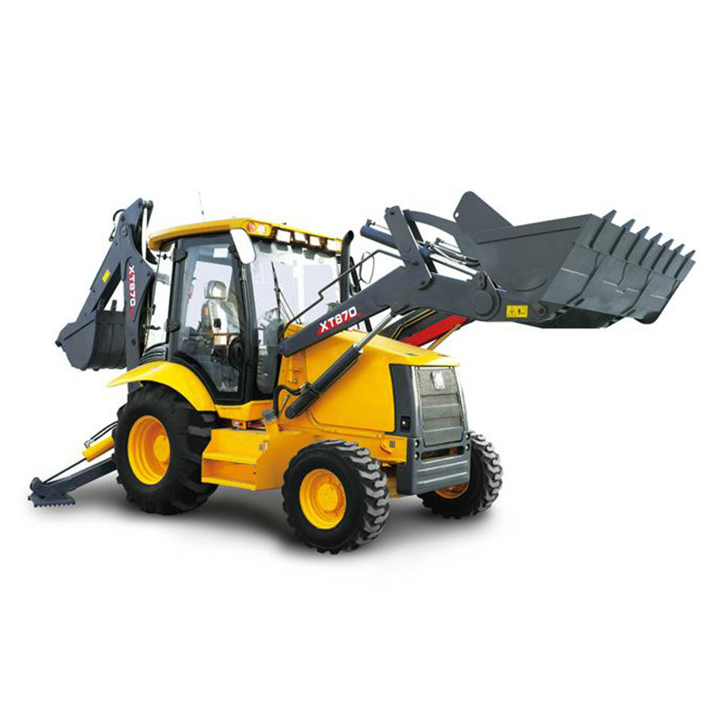 China Hot Sale 2.5 Ton Backhoe Loader Xt870 with 1m3 Bucket Cheap Price