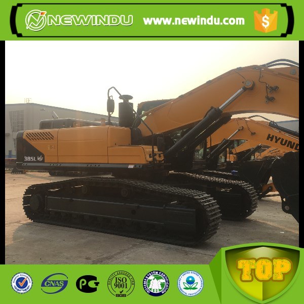 China Hyundai Excavator 38 Ton 39 Ton Hydraulic Heavy Duty R385lvs Grab Bucket Excavator Machine