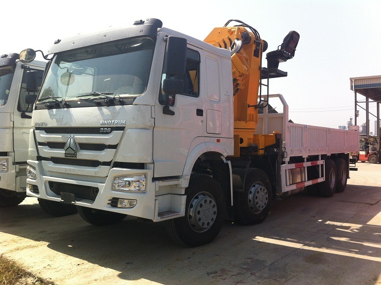 China Made 8t Boom Truck Mounted Crane Hydraulic Hoist Crane