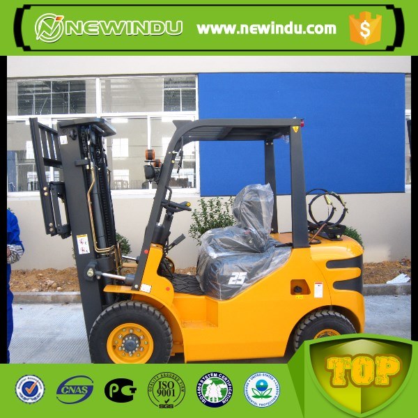 China Mini 3 Tons Desiel Forklift with Paper Roll Clamp with EPA