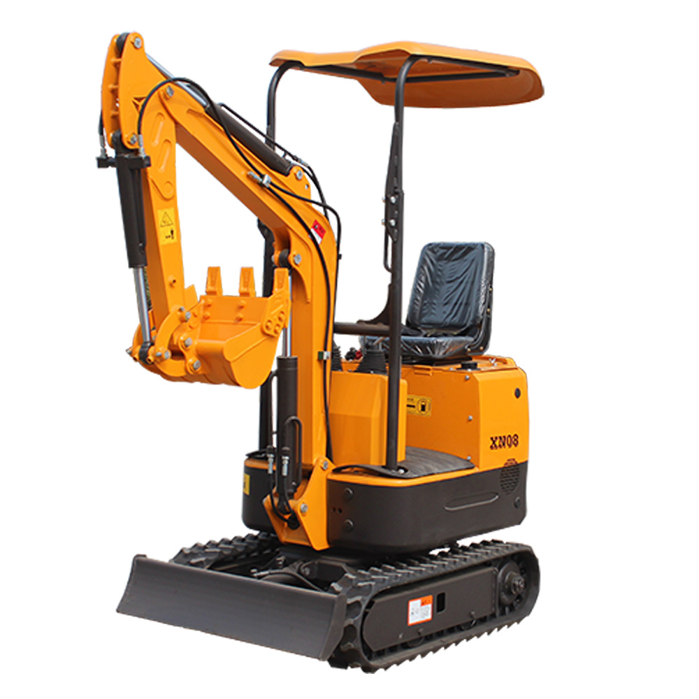 China New 0.8 Ton 1 Ton 1.8 Ton Small New Crawler Excavator Price Xn18 Xn08