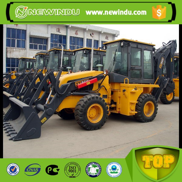 China Small Road Construction Xc870K Backhoe Loader