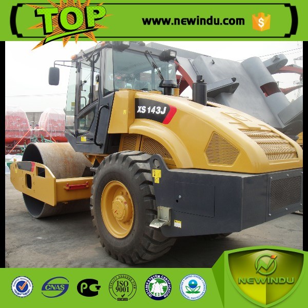 China Vibratory 14 Tons Single Drum Road Roller Compactor Xs143j